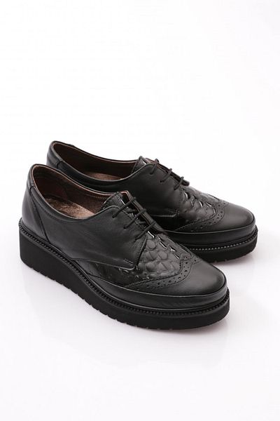 DGN Black Capitone Comfort Women's Shoes