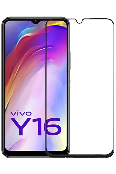 CEPSTOK Vivo Y16 Kırılmaz Cam 5d Tam Kaplayan 9h Temperli Ekran Koruyucu