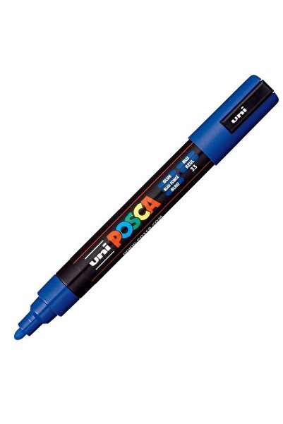 Uni Posca Uniball Posca 1.8-2.5mm Round Tip Poster Marker Blue (33) / Pc5M