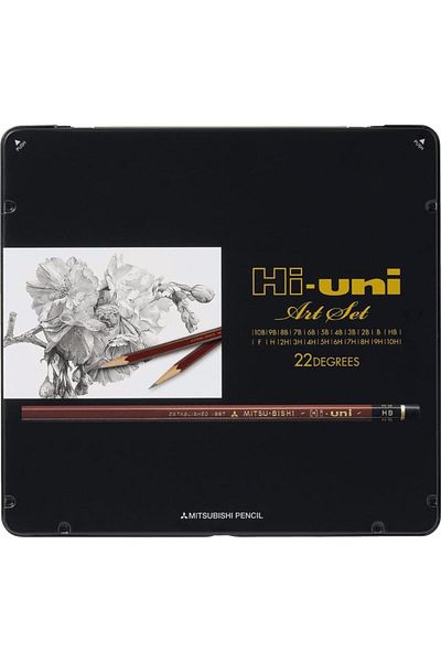 Uni Hi-art Ball 10h-10b Graduated Pen Set