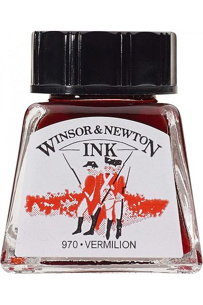 Winsor Newton Winsor & Newton Drawing Ink Drawing Ink 14ml Vermilion 680
