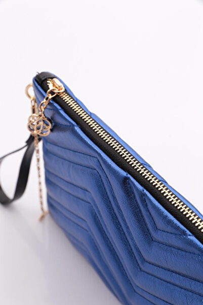 DGN W Patterned Women's Bag - Sax Metallic