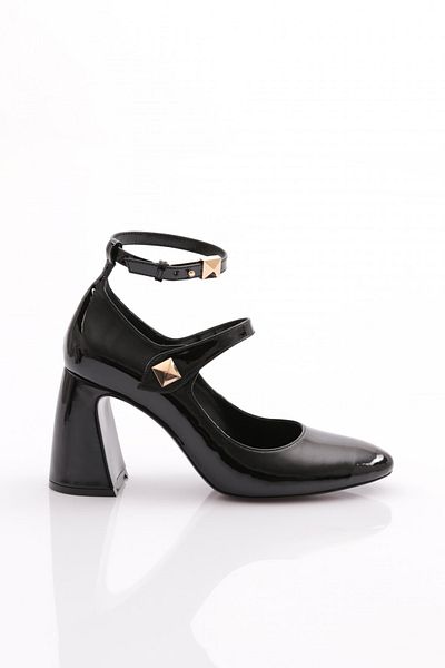 DGN 8073 Model Women's Heeled Shoes - Ankle Strap