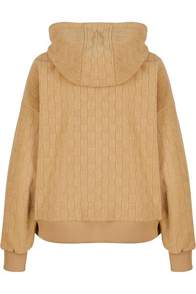Urban Classics Ladies Jacquard Velvet Oversized Hoodie