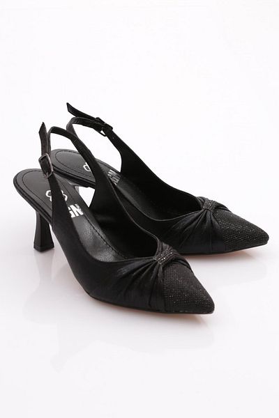 DGN Black Stone Front - Pantofi cu toc înalt pentru femei 215432621