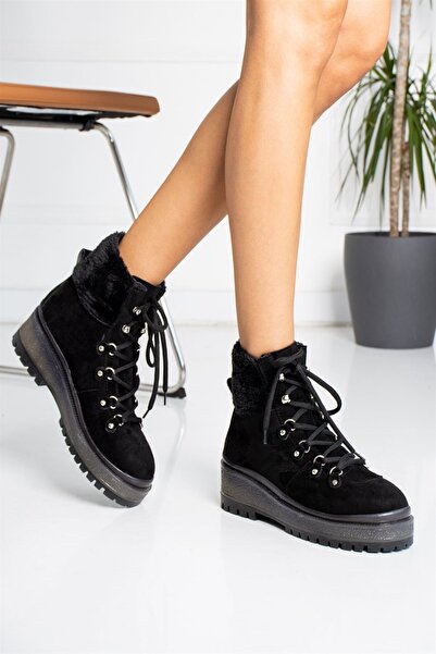 Sapin Kadın Süet Bot 77121