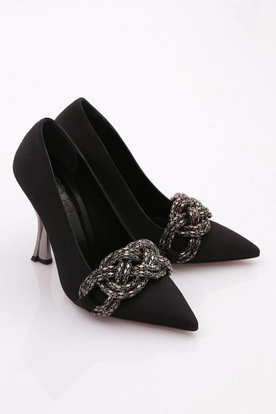 DGN 165 Women's - Large Buckle Heeled Shoes