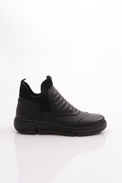 DGN Ανδρικά Μποτάκια Comfort - Μαύρο Toscana Leather