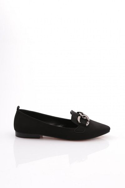 DGN Black Scuba Women's Ballerinas - with Iron Accessories 211252621