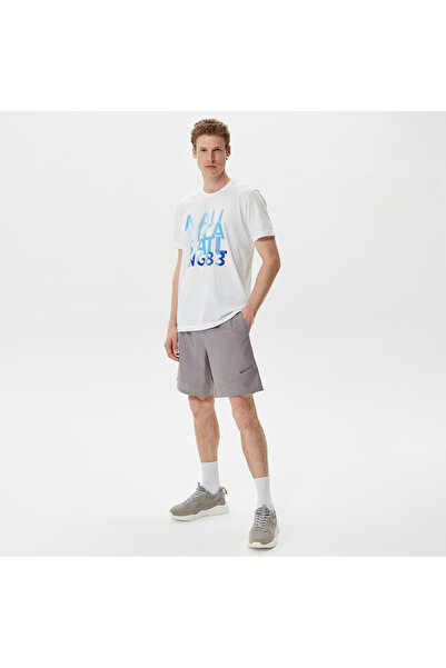 Nautica Erkek Gri Renk Bloklu Şort
