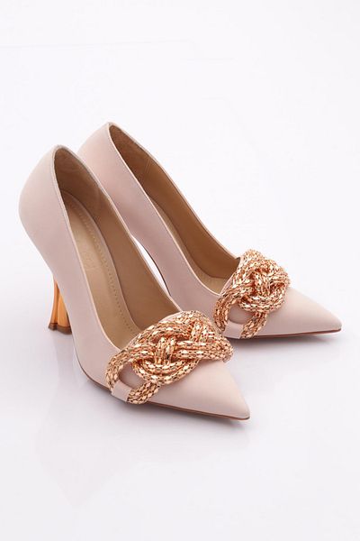DGN 165 Women's - Large Buckle Heeled Shoes