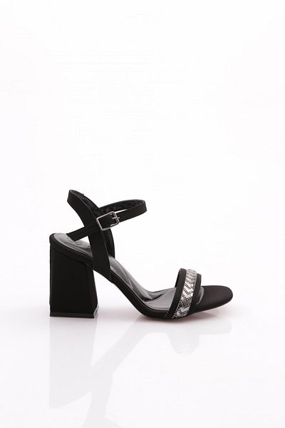 DGN 702 Pantofi cu toc pentru femei cu curele la gleznă