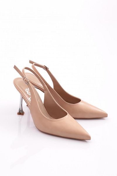 DGN 6737 Pantofi de seară cu toc deschis pentru femei