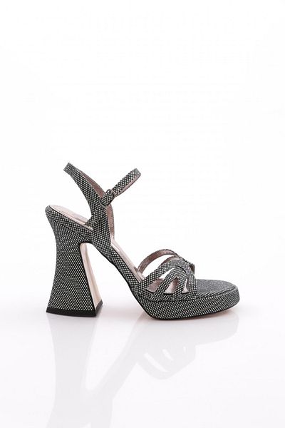 DGN 3002 Pantofi de seară cu toc gros pentru femei