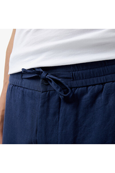 Lacoste Erkek Tapered Fit Lacivert Pantolon