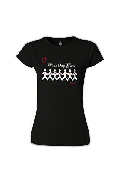 Lord T-Shirt Three Days Grace - One X Siyah Kadın Tshirt