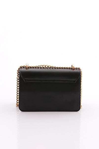 DGN Kadın Zincir Saplı Çanta Siyah 6593434