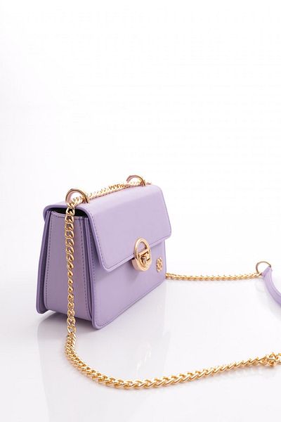 DGN Lilac Women's Bag - Chain and Handle Design 6593434