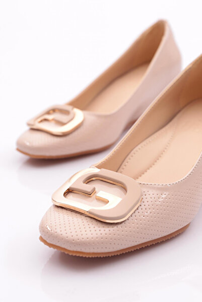 DGN 24361 Women's Wedge Heeled Shoes with Accessories