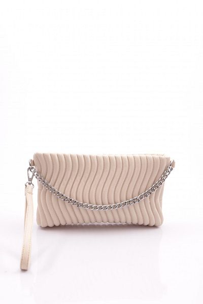 DGN 1005 Model Women's Chain Detailed Shoulder and Shoulder Bag