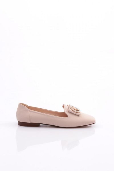 DGN Γυναικείες μπαλαρίνες μπεζ Nubuck - Πόρπη, Μοντέλο 211762621