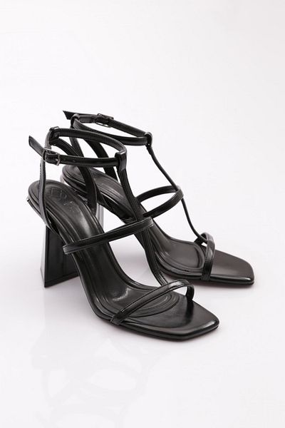 DGN 2439 Pantofi cu toc pentru femei cu curele la gleznă