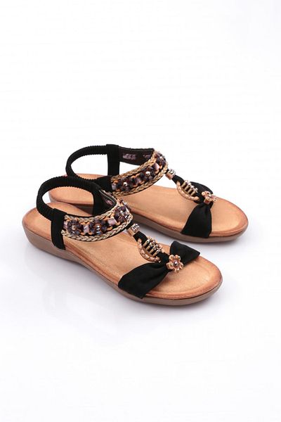 DGN Sandale de damă negre 31572328