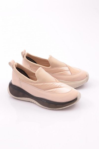 DGN Pantofi sport cu dungi de piatră de damă, mătase bej 26435105