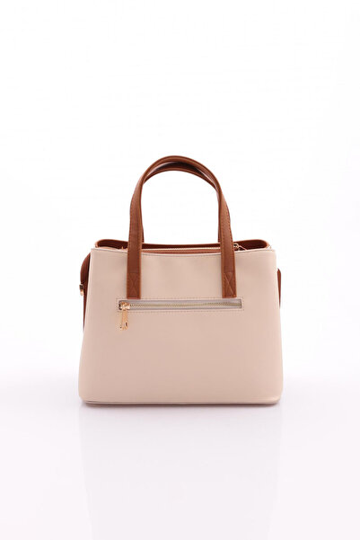 DGN Women's Zipper Bag Beige Tan 6583434
