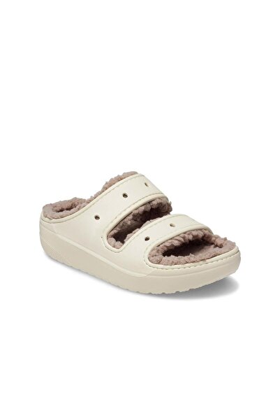Crocs Classic Cozzzy Women's Sandals - Beige Slippers