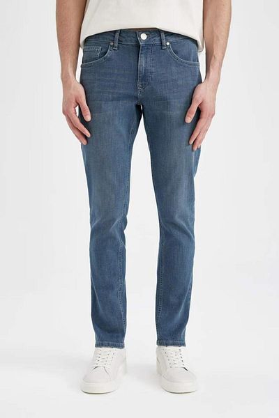 DeFacto Ανδρικό παντελόνι A6943AX Model Blue Grey