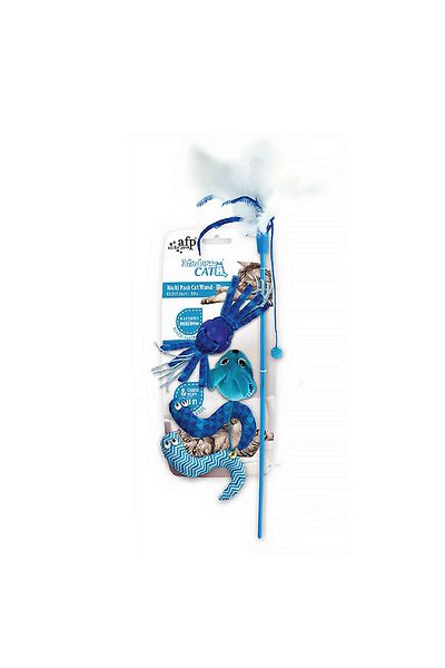 Afp Modern Cat - Plush Fishing Rod with 5 Toys Blue 650141