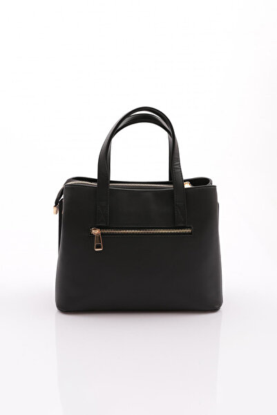 DGN Kadın Fermuarlı Çanta Siyah Siyah 6583434