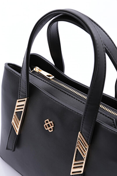 DGN Kadın Fermuarlı Çanta Siyah Siyah 6583434