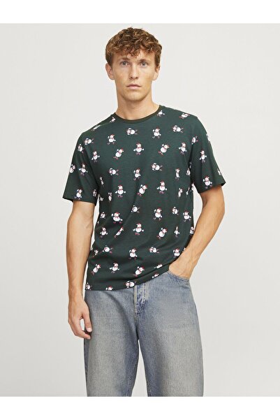 Jack & Jones T-Shirt X-mas Rundhalsausschnitt T-Shirt