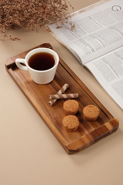 AVANTAGE HOME Mio 35x15 cm Rectangular Acacia Presentation Tray