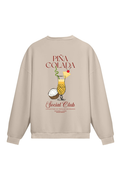 Mounte Bianca Unisex Pina Kolada - Obična majica sa kapuljačom