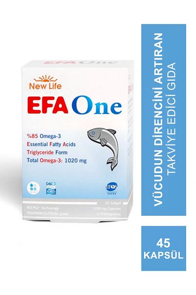 New Life Efa One 1200 Mg 45 Capsules