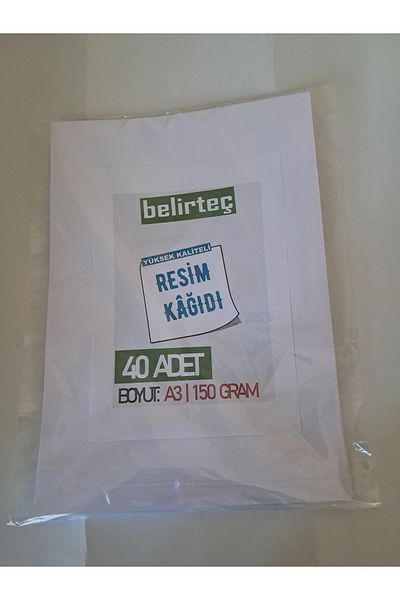 Belirteç A3 Art Paper (Plate Picture Book) 150 Grams 40 Pieces