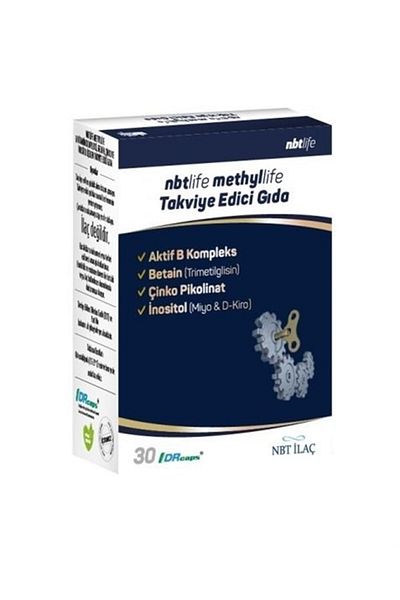 Nbt İlaç Nbtlife Methyllife 30 كبسولة