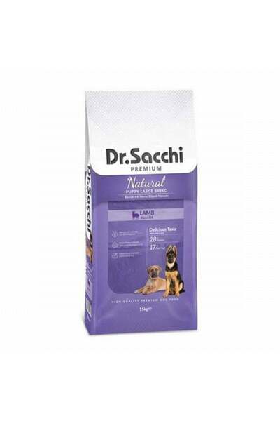 Dr. Sacchi Dr.Sacchi Premium Natürel Puppy Large Breed Büyük Irk Kuzulu Yavru...
