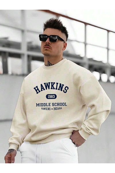 FAVORİST Φούτερ HAWKINS Oversize Crew Neck