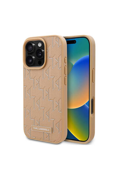 Karl Lagerfeld حافظة متوافقة مع هاتف iPhone 16 Pro، مرخصة من Karl Lagerfeld، ...