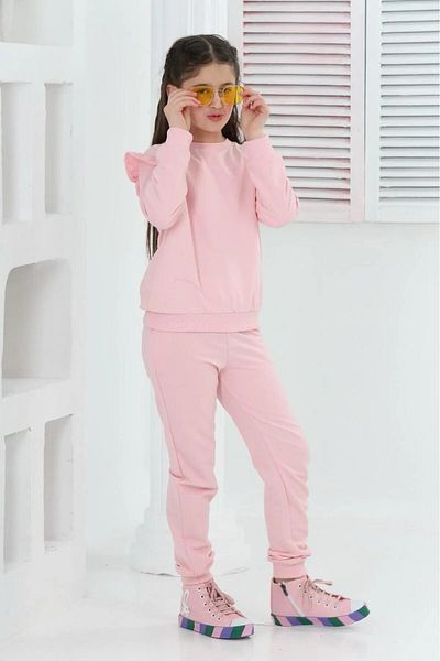 LUSANA SHOULDER Ruffle Suit
