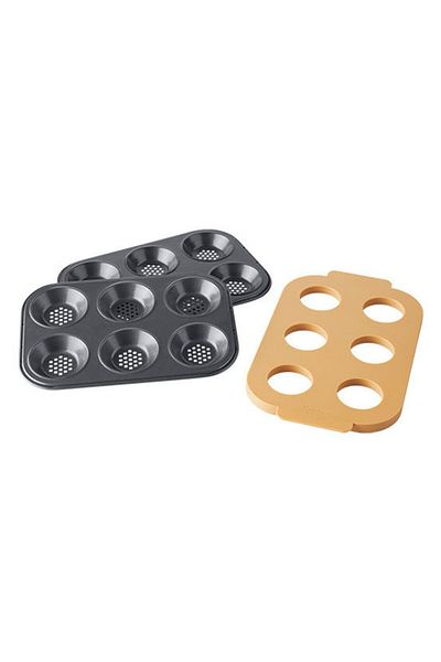 Tchibo Mini Burger Baking Set, Black