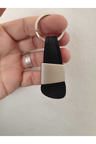 ASYA GIFTS Breloc auto cu piele metalică (breloc special cu cutie neagră)