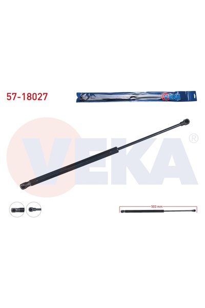 Genel Markalar BAGAJ AMORTISORU 503mm/280N FIAT PANDA 2003-2012