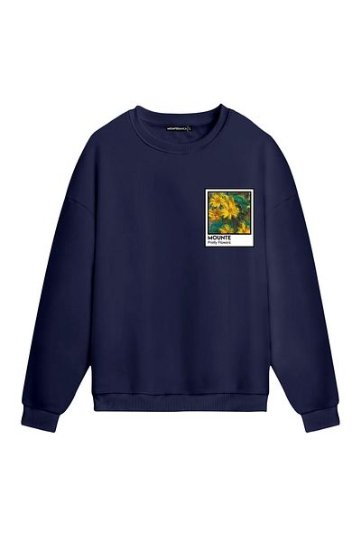 Mounte Bianca Unisex Pretty Flowers - Κανονικό φούτερ