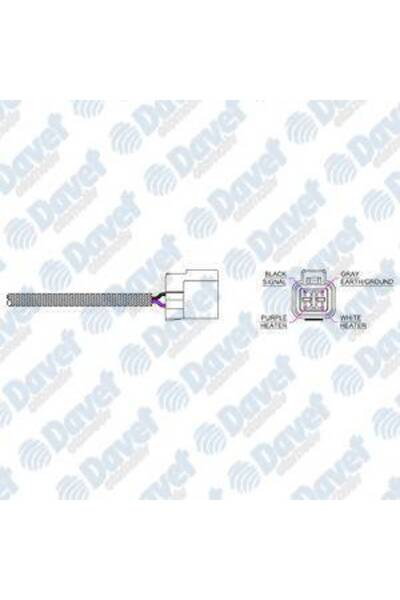 OKSIJEN SENSORU HYUNDAI ACCENT 1.3L-1.4L-1.5L-1.6L; COUPE 1.6L-2.0L; ELANTRA 1.6