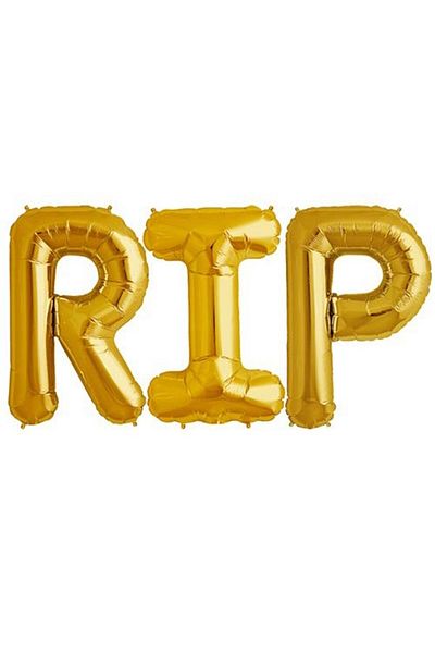 Partioutlet Rıp Gold Foil Balloon 76 Cm